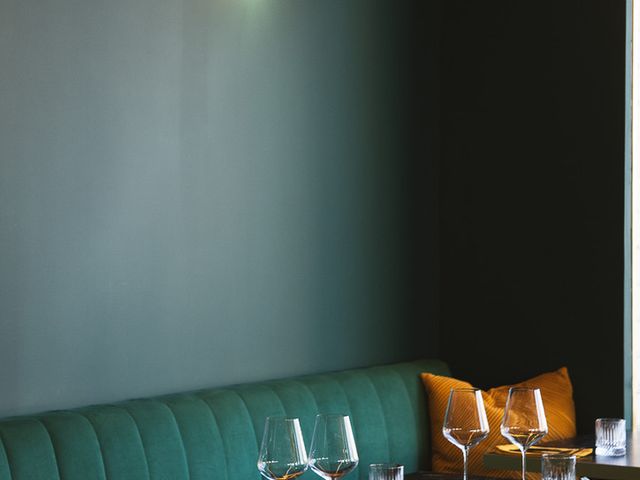 Bulle 1924 Table banquette