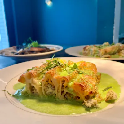 Cannelloni au basilic & fromage