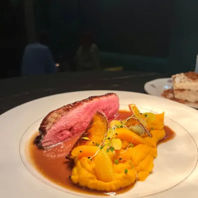 Demi-magret de canard à l'orange